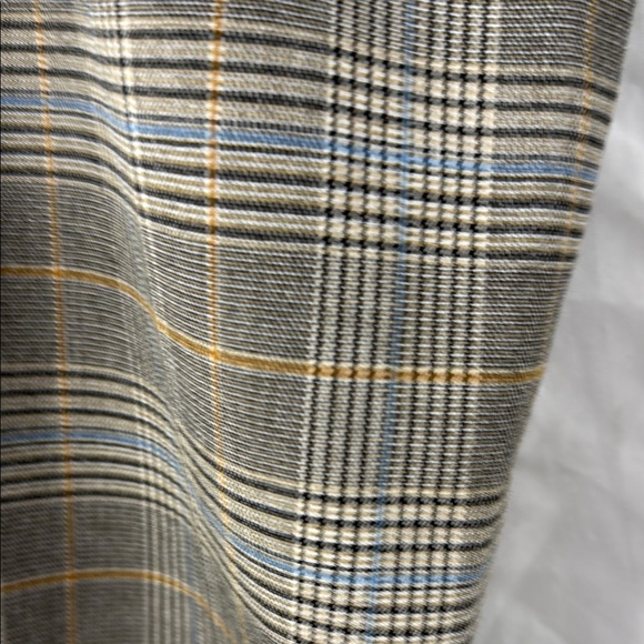 Women’s Nine West Plaid Pants in brown, blue and tan - Picture 4 of 10